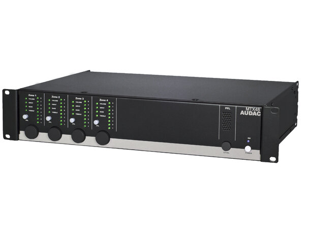 Audac MTX48, 4 -Soners Sonekontroller Audac Touch kompatibel 